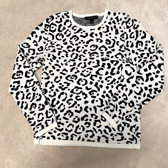 Ann Taylor Animal Print Sweater, size small - Picture 1 of 2